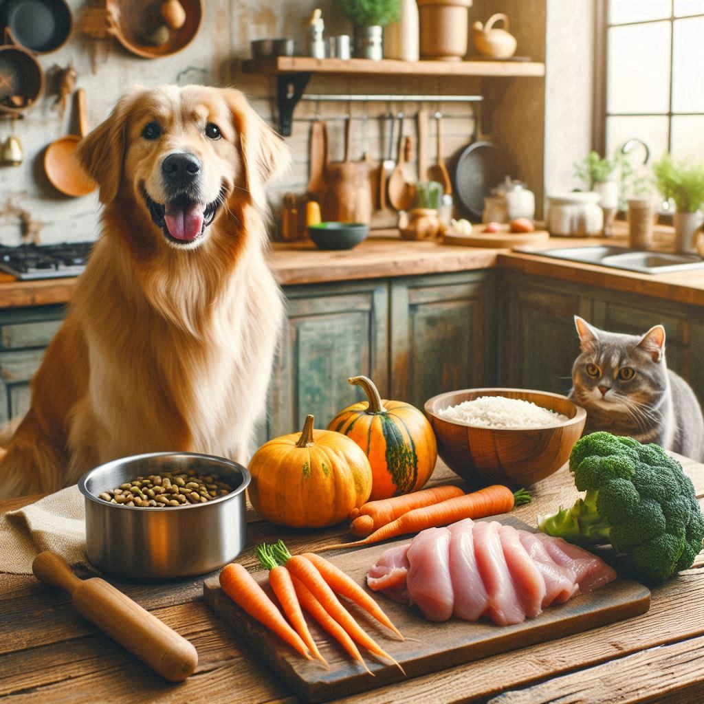 📸 Preparar alimentos frescos e balanceados pode trazer diversos benefícios para a saúde dos pets.