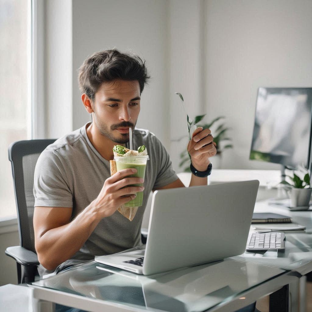 📌 Mesmo com a rotina corrida, é possível manter uma alimentação saudável e equilibrada.
