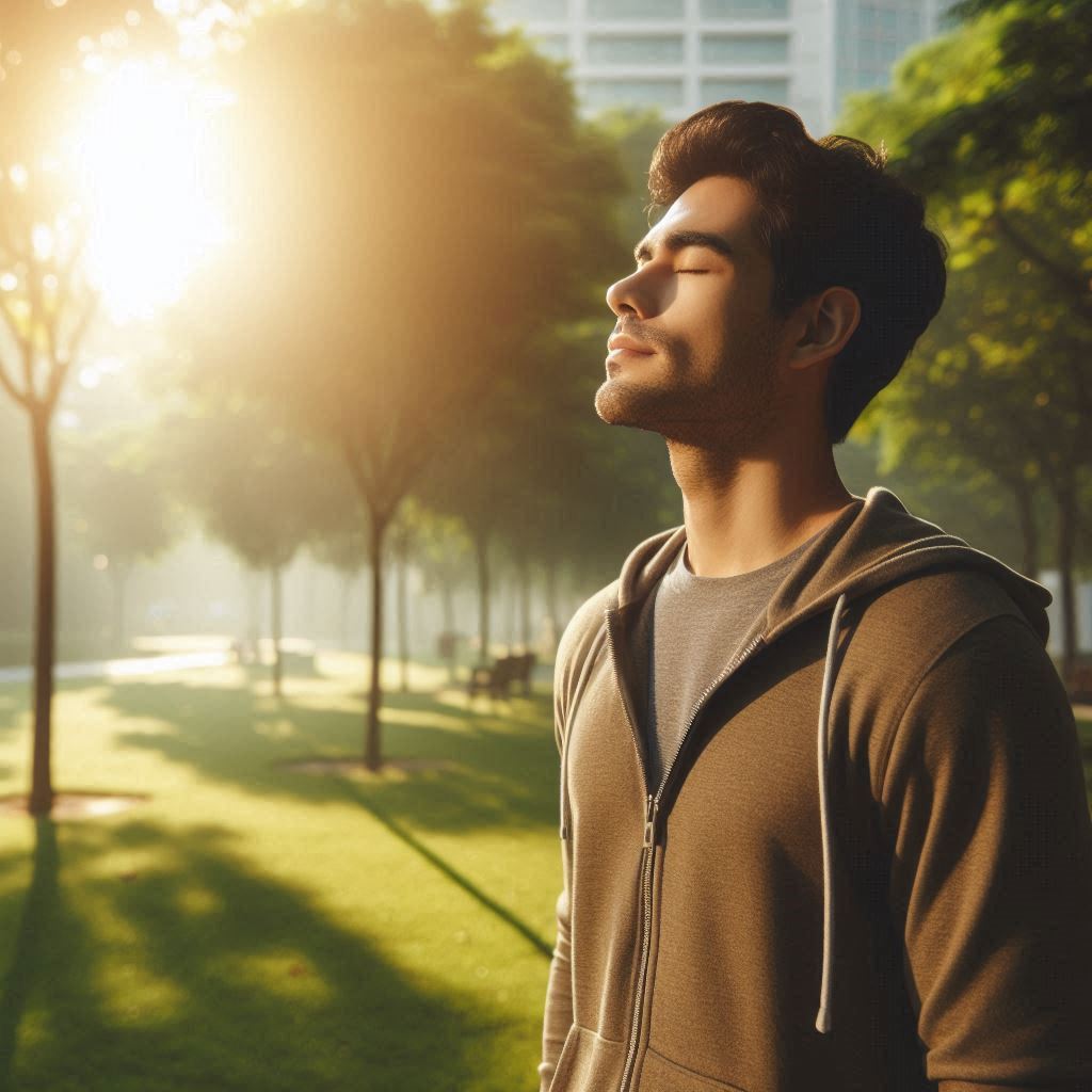 📸 A exposição à luz natural pela manhã ajuda a regular o relógio biológico e melhorar a energia ao longo do dia.