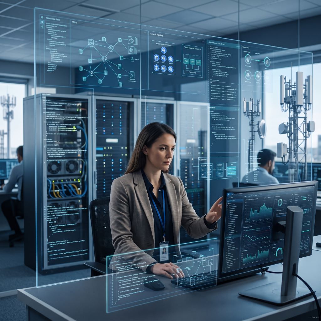 📌 Na Telco Cloud, redes programáveis aproximam a engenharia de Telecom das práticas modernas de desenvolvimento de software.