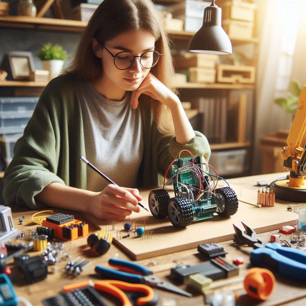 Montando um robô simples em casa com Arduino e sensores básicos.