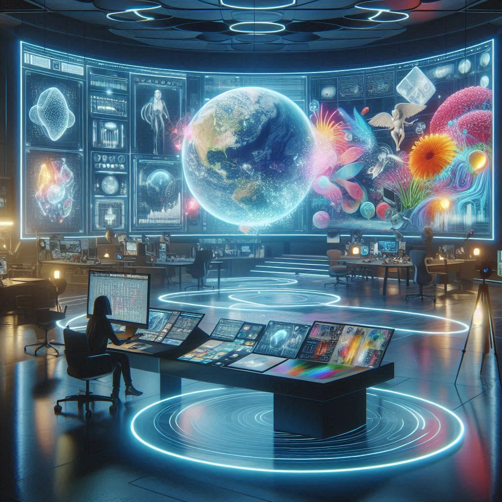 📸 Criadores e inteligência artificial trabalhando juntos para moldar o futuro da indústria cultural.